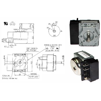 Timer Da Incasso Per Forno, 180 Minuti. Originale Italora Serie 50/IT. Fatto In Italia, Alimentazione Elettrica. - Foto 4